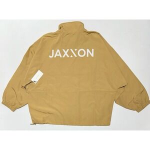 Jaxxon Full‎ Zip Windbreaker Jacket Tan Men's Size XL New W Tags